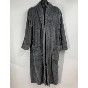 Daniel Buchler Men's Soft Plush Waist Tie Long Comfy Robe Size Medium